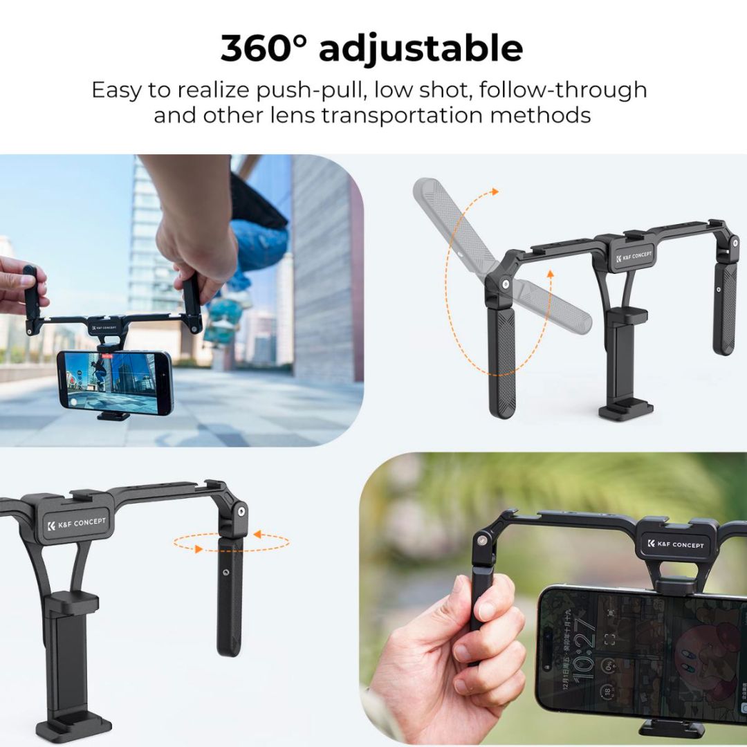 K&F Concept Smartphone Video Rig with Dual Handles KF31.092 - 3